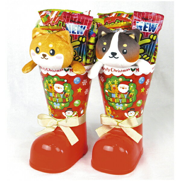 クリスマス　お菓子ブーツ　ポシェットブーツワン　30cm（お菓子6点・雑貨1点入り）12個セット販売　子..
