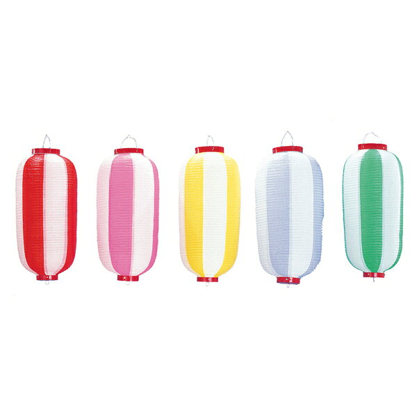 お祭り　縁日　装飾　提灯　ビニール九長提灯　縦長ちょうちん　3個セット販売　49cm