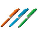 4in1多機能タッチボールペン　240本セット販売　3色取混ぜ　通常のボールペン、タッチペン、ペンライト、なんとスマホスタンドとしても使えます　販促品・景品・ノベルティ・卒業・入学