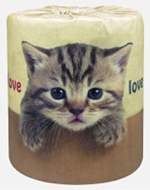 トイレットペーパー やっぱり猫が好き 100個セット販売 ねこ好きのための雑貨 肉球のプリント入りトイレットロール ※北海道 沖縄県 離島は別途送料お見積りとなります。ご了承下さい。アニマルモチーフ雑貨