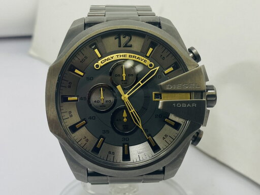 【中古可動品】ディーゼル DIESEL メガチーフ DZ4466 クオーツ時計 中古稼働品 RSL