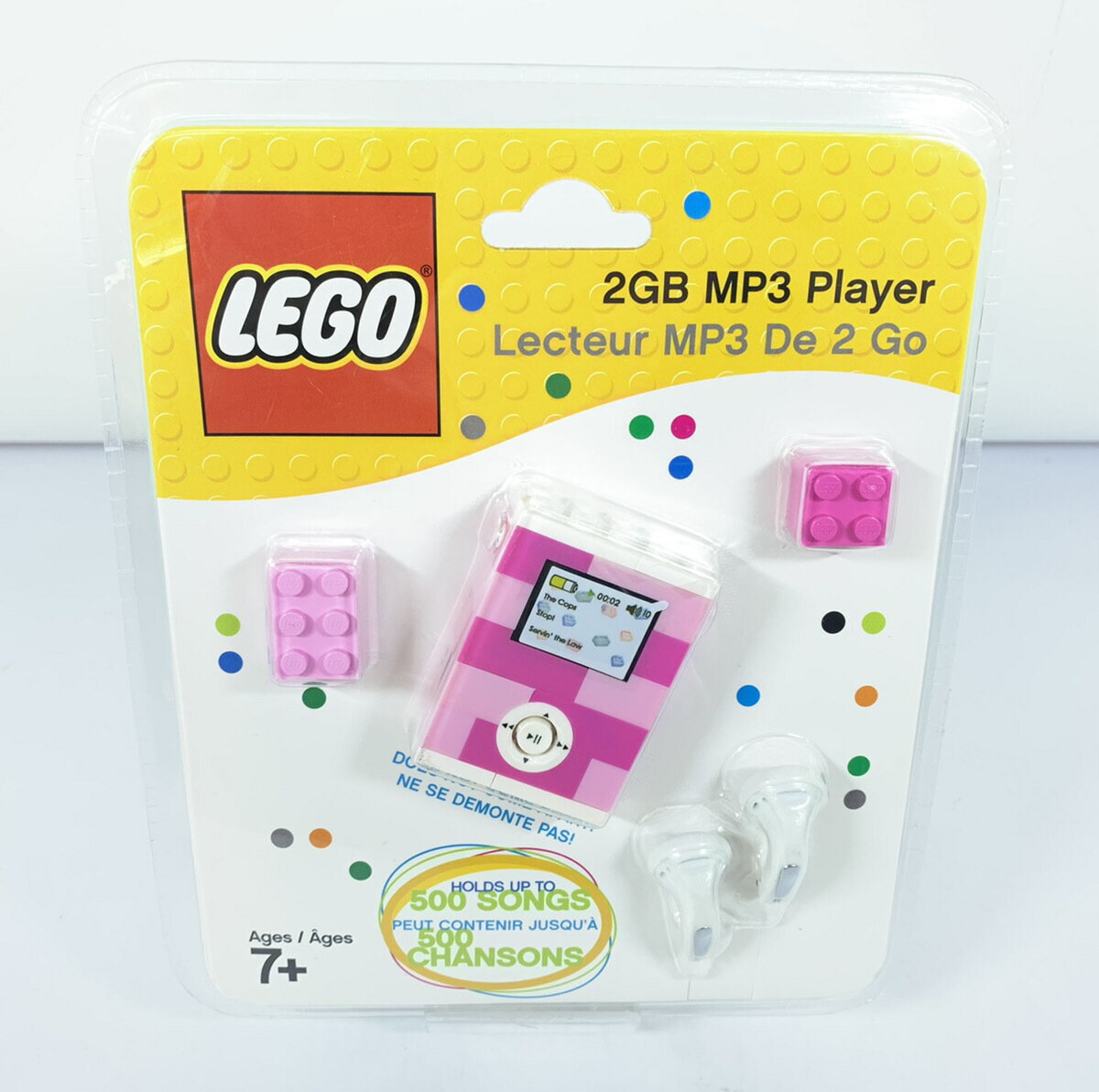 【新品未開封品】LEGOレゴ 2GB　MP3プレーヤー ピンク　2GB　MP3 Player　Lecteur MP3 De2Go PINK RSL