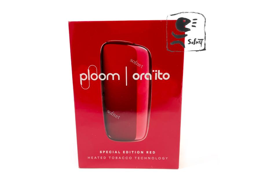 電子タバコ 【新品・未開封】【国内正規品】 Ploom X ADVANCED スターターキット [Ora Ito Red]プルームエックス アドバンスド　オライトレッド　本体・付属品　電子タバコ