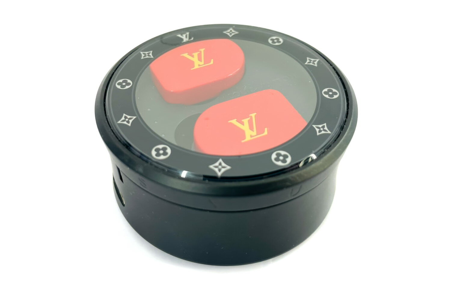 【中古】 LOUIS VUITTON ルイヴィトン モノグラム ホライゾン ワイヤレス ブルートゥース Bluetooth イヤホンSS QAB030 レッド K58145