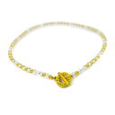【中古・未使用品】 YAJIRO 846 〔スポーツネックレス〕 4シリーズ ネックレス GOLD TITA22 【CRYSTAL】 50cm Lサイズ