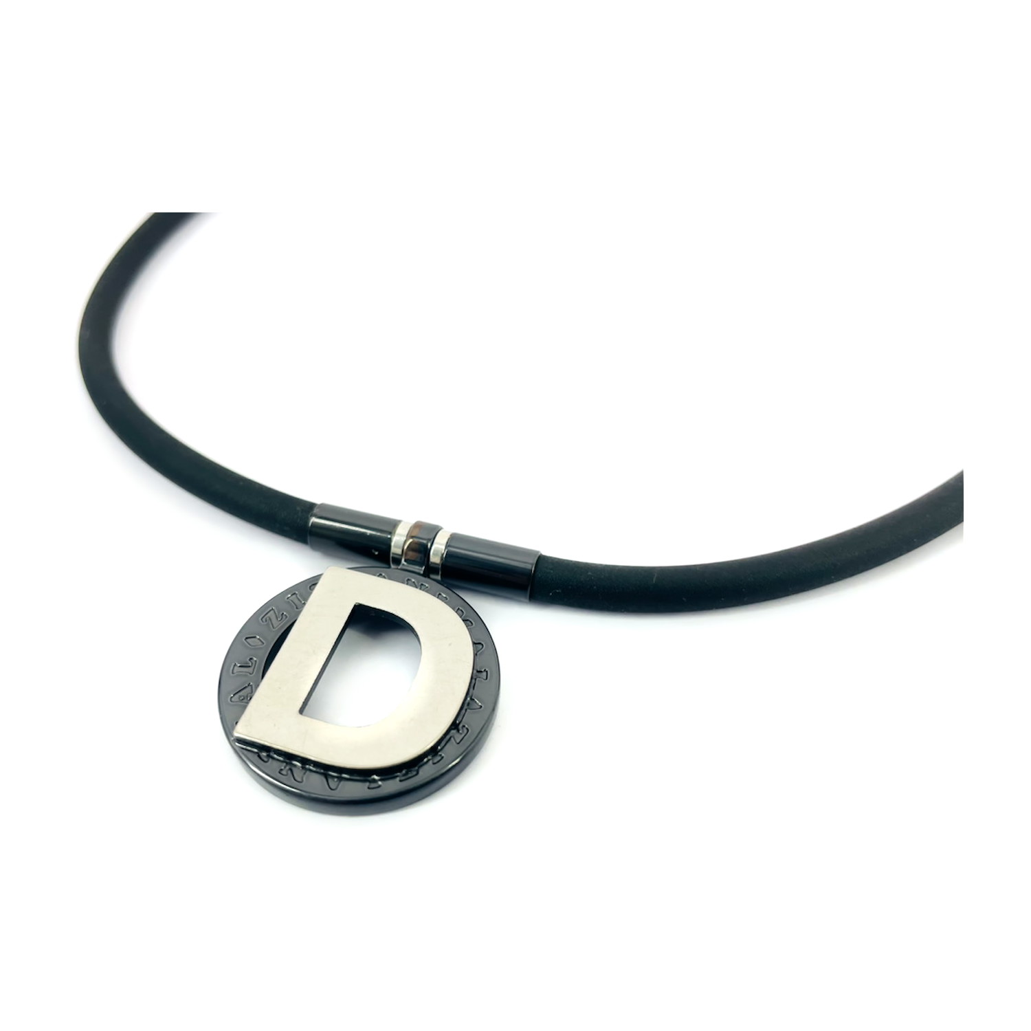 【中古品】 846 YAJIRO ZIZI Necklace 【TOP】&【チューブ】 DEEP BALANCER 【イニシャル D】 【チューブサイズ 46c...