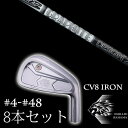 8本セット カスタムクラブ エミリッドバハマ カールヴィンソン CV8アイアン #4-#48 ツアーAD AD-105 115 グラファイトデザイン EMILL...
