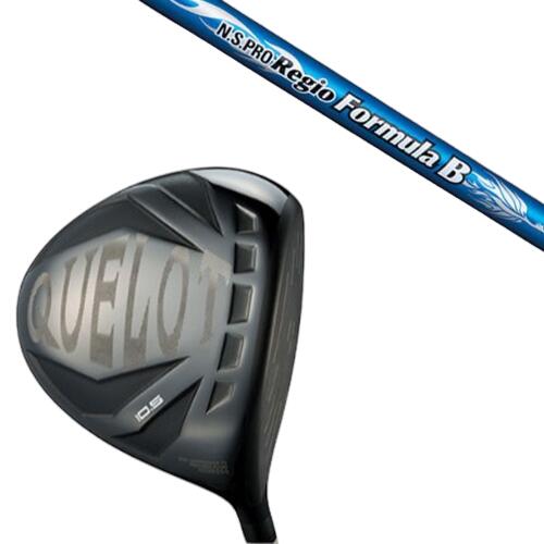 ジオテックGeotech どQUELOT Black Label SLE ドライバー N.S.PRO Regio Formula B シャフトヘッドカバー付...