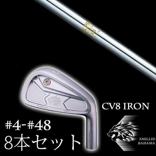 8本セット カスタムクラブ エミリッドバハマ カールヴィンソン CV8アイアン #4-#48 NSプロ 850GH エヌエスプロ 日本シャフト EMILLID BAHAMA