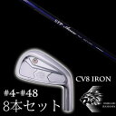 8本セット カスタムクラブ エミリッドバハマ カールヴィンソン CV8アイアン #4-#48 CRAZY STP ARROW アロー EMILLID BAHAM...