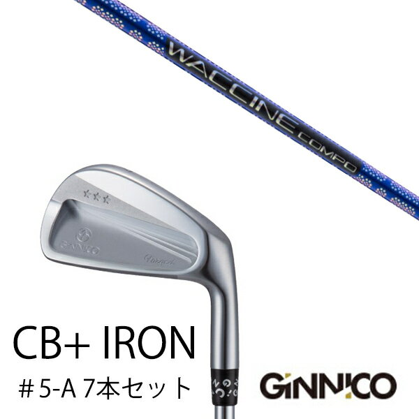 カスタムクラブ 7本セット / イオンスポーツ ジニコ GINNICO CB+ Iron #5-A / ワクチンコンポ GR561 WACCINEcompo G...