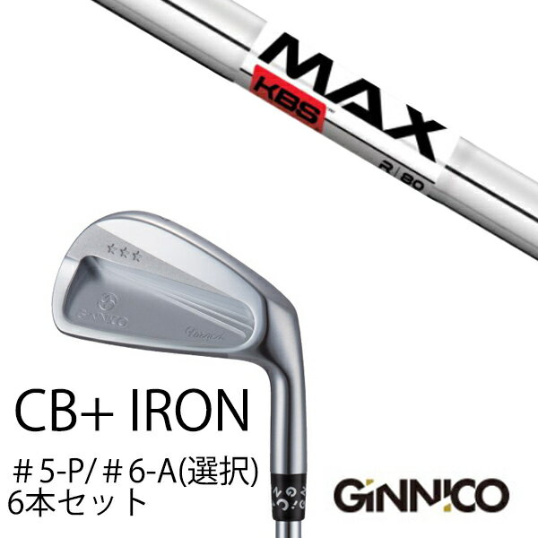Rakuten - カスタムクラブ 6本セット / イオンスポーツ ジニコ GINNICO CB+ Iron #5-P ＃6-A 番手選択 / KBS MAX80 マックス80 / EONSPORTS