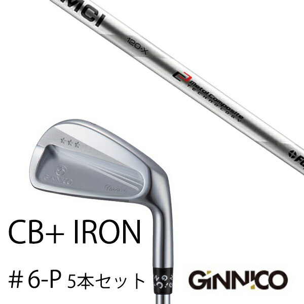 カスタムクラブ 5本セット / イオンスポーツ ジニコ GINNICO CB+ Iron #6-P / MCI MCI120 アイアン フジクラ / EONSPORTS
