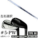 カスタムクラブ 【左右選択】 2023 BALDO バルド コンペチオーネ 568 アイアン タイプ ディシー DC #5-PW 6本セット CRAZY CBI...