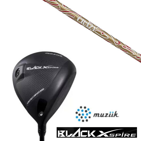 樂天商城 - カスタムクラブ ムジーク On The Screw BLACK XSPIRE DRIVER SLEルール適合 CRAZY SPORTS BORON シャフト