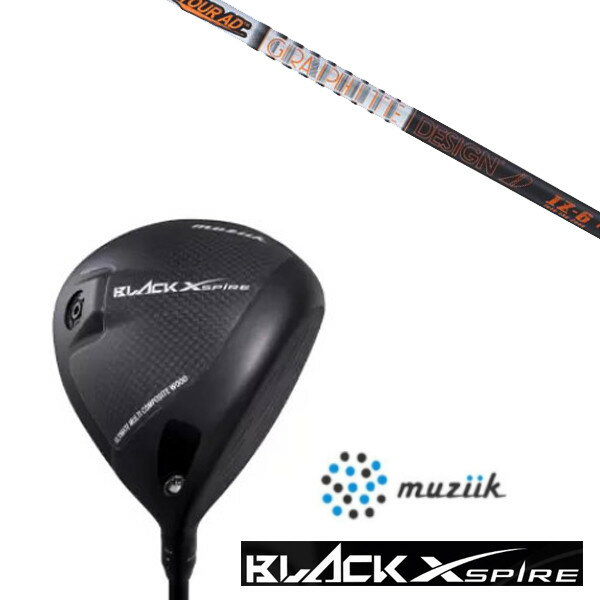 樂天商城 - カスタムクラブ ムジーク On The Screw BLACK XSPIRE DRIVER SLEルール適合 グラファイトデザイン TOUR AD IZ シャフト