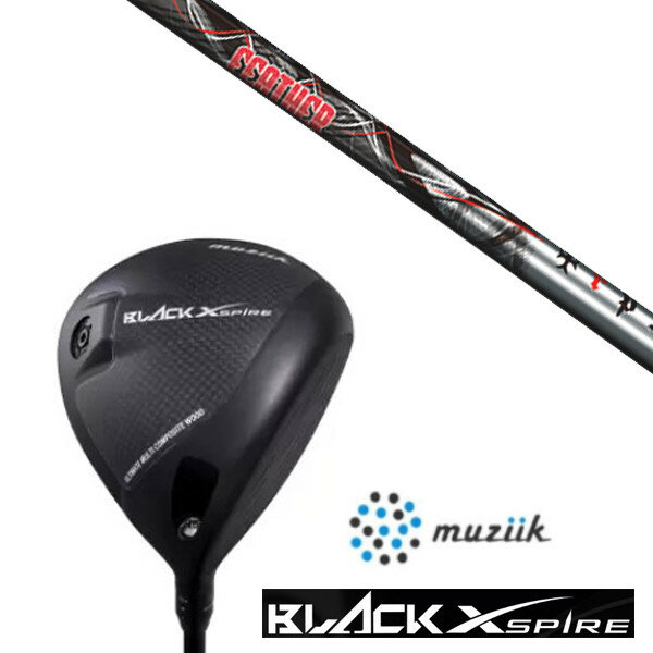 WOSS - カスタムクラブ ムジーク On The Screw BLACK XSPIRE DRIVER SLEルール適合 TRPX Feather シャフト