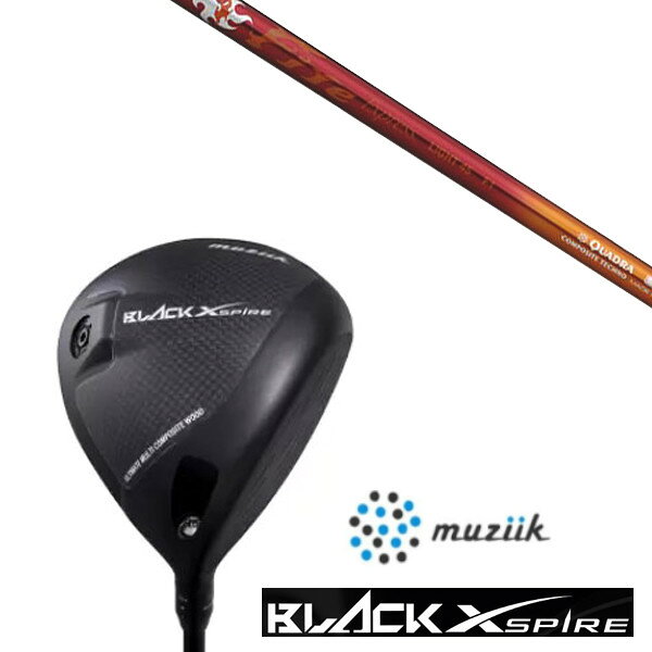1號木桿 - カスタムクラブ ムジーク On The Screw BLACK XSPIRE DRIVER SLEルール適合 コンポジットテクノ Fire Express LIGHT 45 シャフト