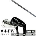 カスタムクラブ 2023 BALDO バルドコンペチオーネ 568 アイアン タイプ エムシー MC #4-PW 7本セット バシレウス ビーティーアイ Bas...