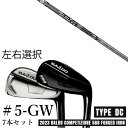 カスタムクラブ 【左右選択】 2023 BALDO バルド コンペチオーネ 568 アイアン タイプ ディシー DC #5-GW 7本セット バシレウス ビーテ...
