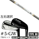 カスタムクラブ　【左右選択】 2023 BALDO バルド コンペチオーネ 568 アイアン タイプ ディシー DC #5-GW 7本セット スチールファイバー FC シリーズ トゥルーテンパー