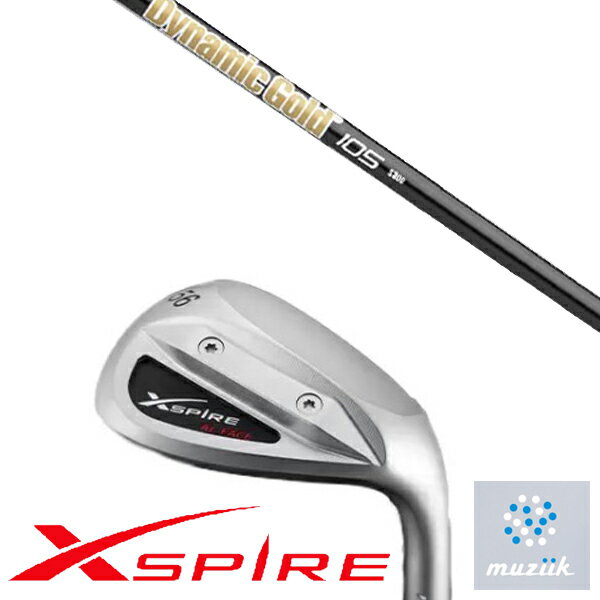 カスタムクラブ Muziik オーダーメイド ムジーク XSPIRE AL-FACE ウエッジ ダイナミックゴールド 105 オニキスブラック トゥルーテンパー