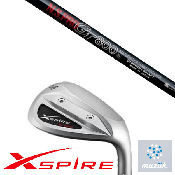 カスタムクラブ Muziik オーダーメイド ムジーク XSPIRE AL-FACE ウエッジ GT800 日本シャフト エヌエスプロ