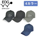 EDWIN GOLF ゴルフキャップ【EDCP-3778】 EDWIN GOLF ゴルフキャップが登場。 手洗いが可能で運動時以外にも普段での使用も可能です。 6パネルの頭にフィットする被りやすい形です。バッグはストラップで調節可能。 サングラスホルダー付き。 商品情報 品　名 EDWIN GOLF ゴルフキャップ 品　番 EDCP-3778 素　材 合成繊維（ポリエステル） サイズ フリーサイズ(58cm) カラー ネイビー,ダークグレー,ブラック,グレー 原産国 中国