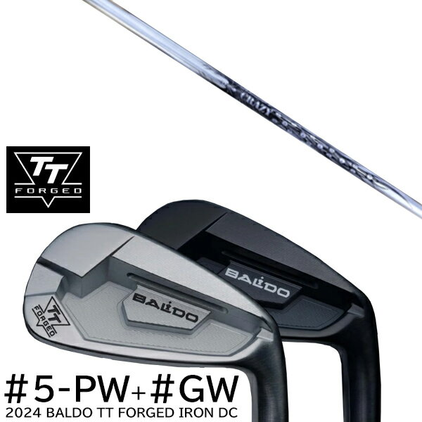カスタムクラブ 2024年モデル バルド TT フォージドアイアンDC ツアーサテン ツアーブラック #5-GW 7本セット / クレイジー CBI-9 CRA...