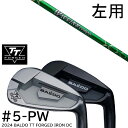 左用 カスタムクラブ 2024年モデル バルド TT フォージドアイアンDC ツアーサテン ツアーブラック #5-PW 6本セット / ワクチンコンポ GR35...