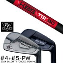 カスタムクラブ 2024年モデル バルド TT フォージドアイアンMC ツアーサテン ツアーブラック #4-PW 7本セット / KBS TGI-TOUR GRAPHITE IRON ツアーグラファイト アイアン