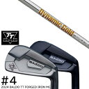 2024 BALDO TT FORGED IRON MUSCLE CAVITY STRUCTURE 番手 #4/#5/#6/#7/#8/#9/PW ロフト角 22°/25°/28°/32°/36°/40°/45° ライ角 59.5°/60.0°/60.5°/61.0°/61.5°/62.0°/62.5° F.P 3.0mm/3.0mm/3.2mm/4.0mm/4.0mm/4.0mm/4.5mm 重量 250g/257g/264g/271g/278g/286g/294g ●素材製法● S20C軟鉄精密鍛造製法 マシンカットスコアライン マイクロレーザーミーリング加工 ［セット価格］ #5-PW：165,000円（税込） ［単品価格］ #4：27,500円（税込）