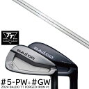 カスタムクラブ 2024年モデル バルド TT フォージドアイアンPC ツアーサテン ツアーブラック #5-GW 7本セット / K's-3001 105 ケー...