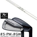 カスタムクラブ 2024年モデル バルド TT フォージドアイアンPC ツアーサテン ツアーブラック #5-GW 7本セット / K's-3001 ケーズ300...