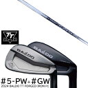 カスタムクラブ 2024年モデル バルド TT フォージドアイアンPC ツアーサテン ツアーブラック #5-GW 7本セット / クレイジー CBI-9 CRA...