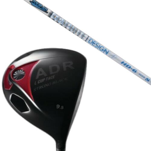 カスタムクラブ アキラ STRONG BLACK ドライバー 適合モデル グラファイトデザイン ツアー TOUR AD HD シャフト ヘッドカバー付