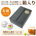 6球パック ギフト用 両面プリントも対応 ゴルフボール 名入れ オウンネーム Callaway キャロウェイ ゴルフボール WARBIRD ウォーバード 6個入...