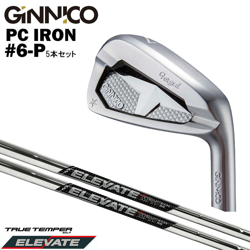 樂天商城 - カスタムクラブ【5本セット#6-P】GINNICO ジニコ PC IRON アイアン TRUE TEMPERトゥルーテンパーELEVATE MPH 95 エレベート アイアン シャフト
