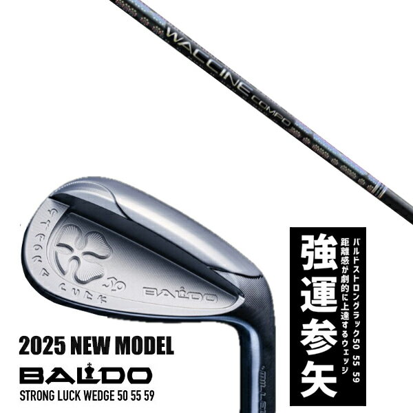 カスタムクラブ 2025年モデル バルド ストロング ラック ウエッジ BALDO STRONG LUCK WEDGE / ワクチンコンポ GR331 アイアン...
