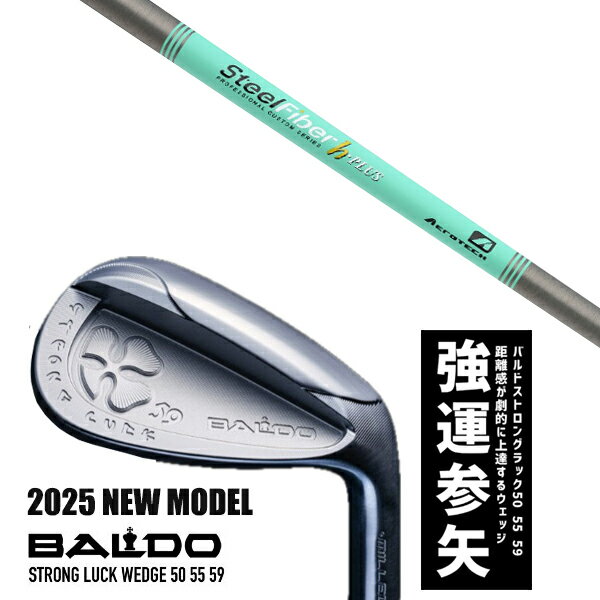 カスタムクラブ 2025年モデル バルド ストロング ラック ウエッジ BALDO STRONG LUCK WEDGE / スチールファイバー Hプラス シリー...