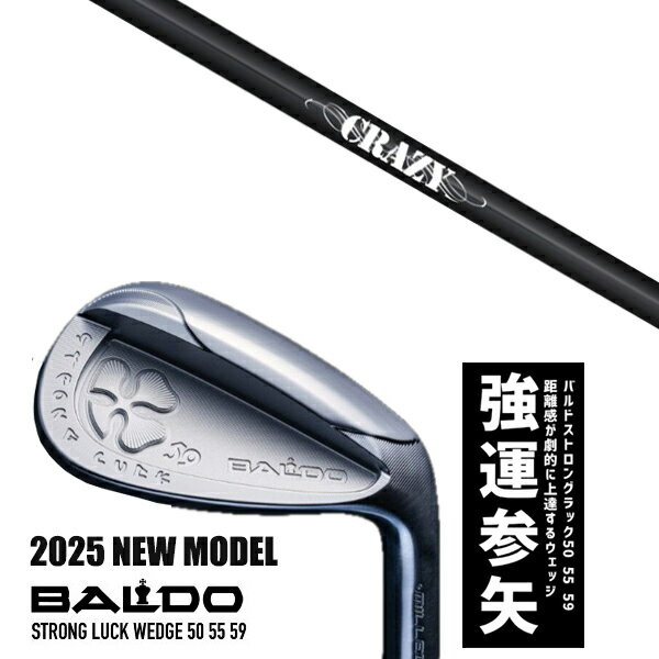カスタムクラブ 2025年モデル バルド ストロング ラック ウエッジ BALDO STRONG LUCK WEDGE / STI-80 クレイジー アイアン ...