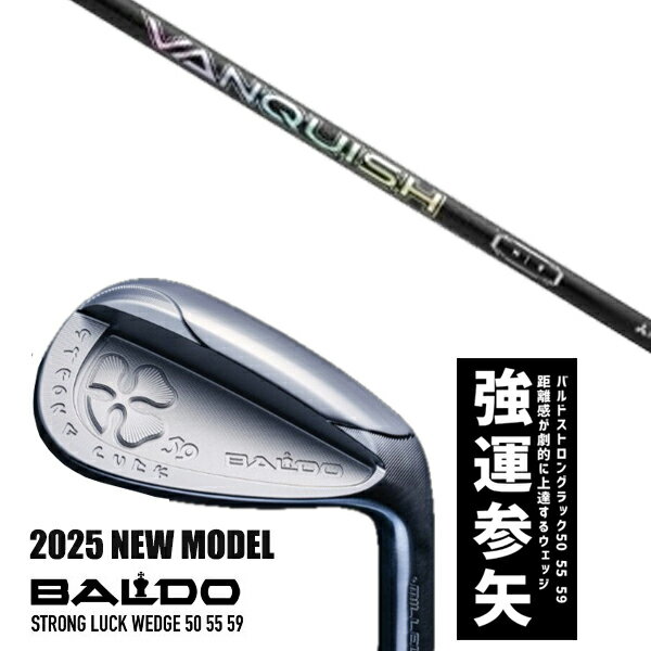 カスタムクラブ 2025年モデル バルド ストロング ラック ウエッジ BALDO STRONG LUCK WEDGE / バンキッシュ VANQUISH アイ...