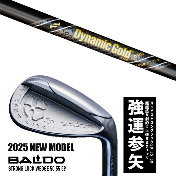 カスタムクラブ 2025年モデル バルド ストロング ラック ウエッジ BALDO STRONG LUCK WEDGE / ダイナミックゴールド MID95 ツ...