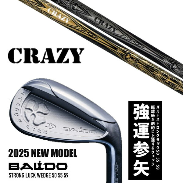 カスタムクラブ 2025年モデル バルド ストロング ラック ウエッジ BALDO STRONG LUCK WEDGE / クレイジー デッド ウエッジシャフト...
