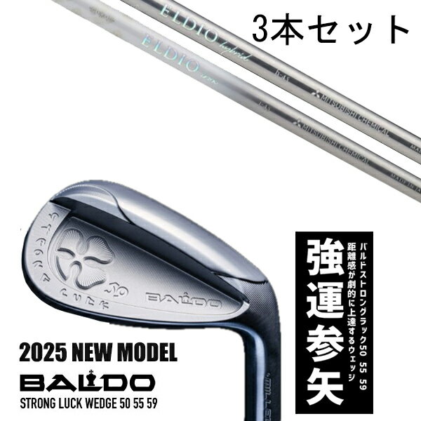 カスタムクラブ 【3本セット】 2025年モデル バルド ストロング ラック ウエッジ BALDO STRONG LUCK WEDGE / エルディオ アイアン...