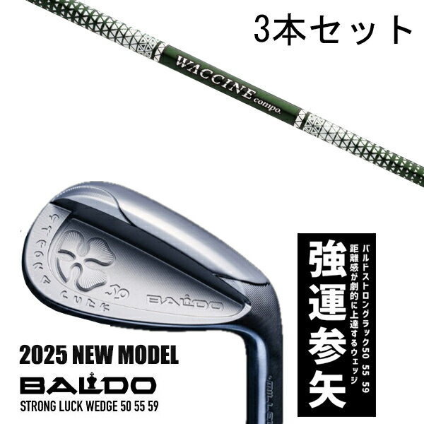 カスタムクラブ 【3本セット】 2025年モデル バルド ストロング ラック ウエッジ BALDO STRONG LUCK WEDGE / ワクチンコンポ GR...