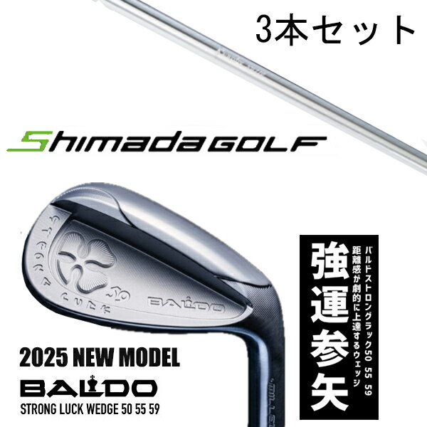 カスタムクラブ 【3本セット】 2025年モデル バルド ストロング ラック ウエッジ BALDO STRONG LUCK WEDGE / ケーズ ウエッジ N...