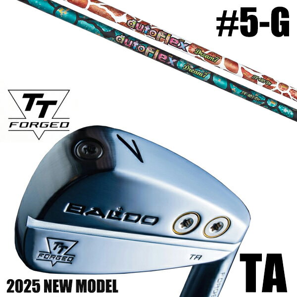 左右選択 / カスタムクラブ 正規販売店 【5-G 7本セット】 2025年モデル バルド TTシリーズ フォージド ツアー エアーアイアン TA / BALD...