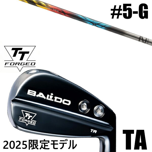左右選択 / カスタムクラブ 正規販売店 【5-G 7本セット】2025年モデル バルド TTシリーズ フォージド ツアー エアーアイアン TA / BALDO...