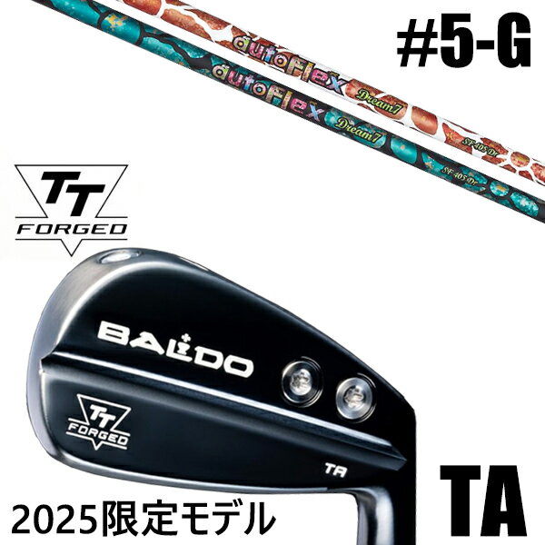 左右選択 / カスタムクラブ 正規販売店 【5-G 7本セット】2025年モデル バルド TTシリーズ フォージド ツアー エアーアイアン TA / BALDO...